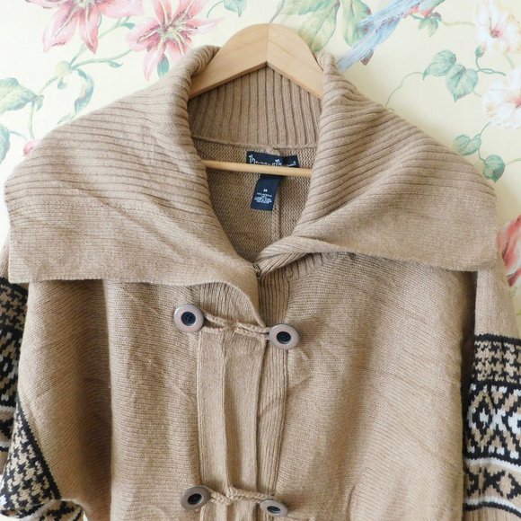 🦔🦔 Aztec Style Lambswool Cardigan - Picture 3 of 10